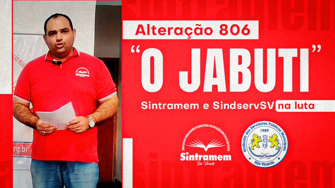 SINTRAMEM e SindservSV barram tentativa de retirada de direitos dos Profissionais da Educação no Estatuto do Magistério