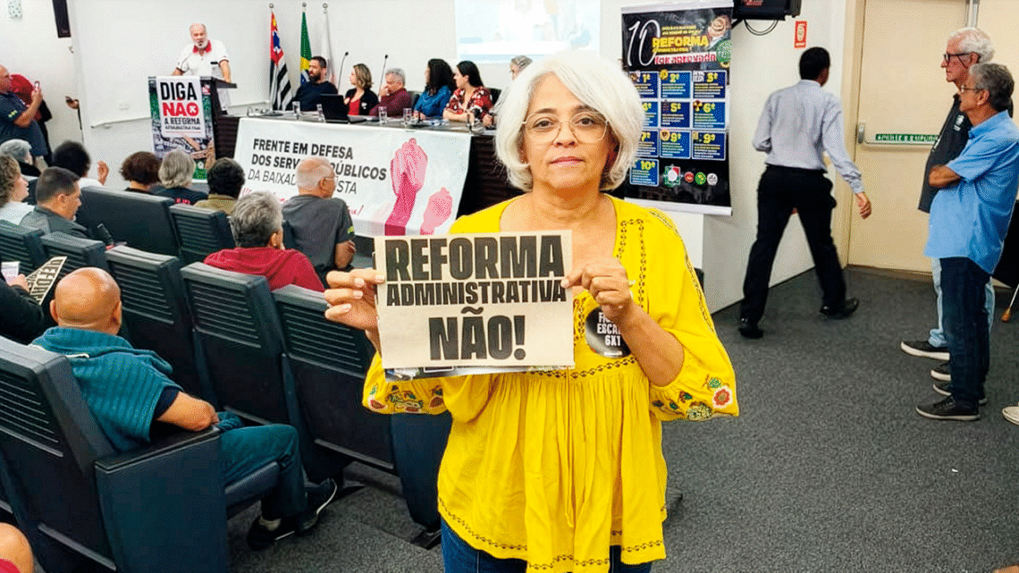 SINTRAMEM participa da Audiência Pública contra a Reforma Administrativa. Todos firmes na luta!