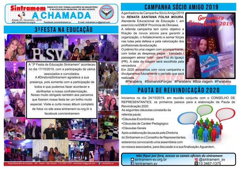 Boletim informativo Edição nº 04 / 2019