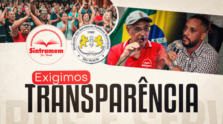 SINTRAMEM e SindservSV exigem transparência em possível votação de projeto de lei de alteração da cesta básica do Servidor