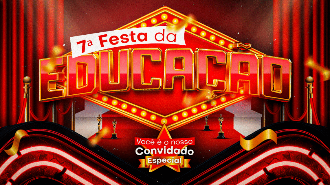 Vem aí a 7ª Festa da Educação do SINTRAMEM. Uma noite de alegria, união e celebração. Garanta seu convite!