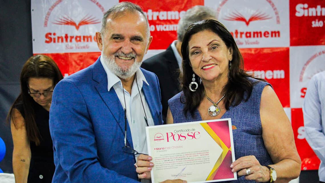 Inez, 2ª secretária do SINTRAMEM, afasta-se temporariamente da entidade para seguir um novo caminho profissional