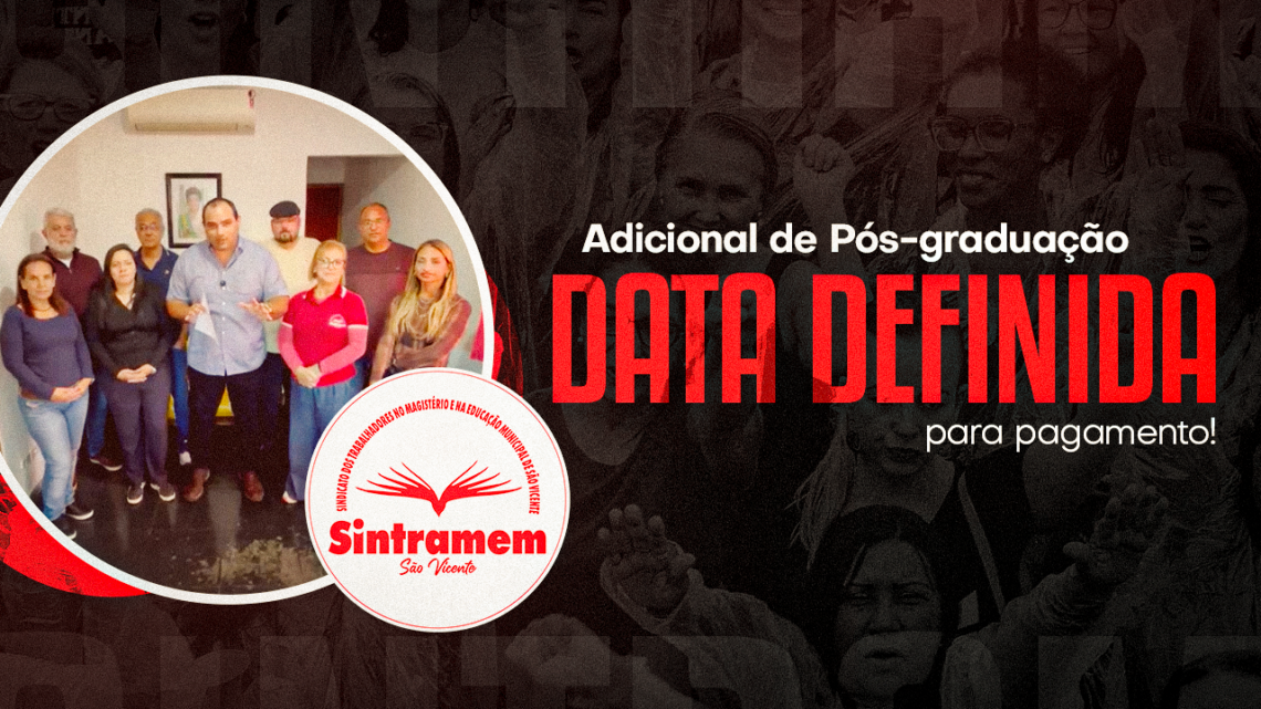 SINTRAMEM cobra e Prefeitura garante realizar pagamento da pós-graduação em folha suplementar até o dia 15